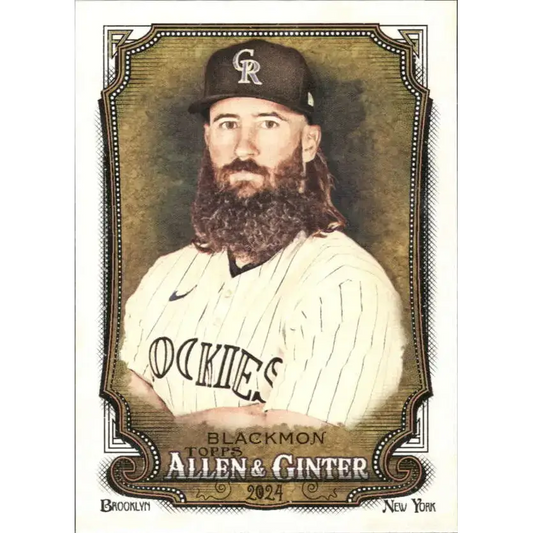 2024 Allen & Ginter #125 Charlie Blackmon NM-MT Colorado Rockies Baseball Card - Baseball Card Single