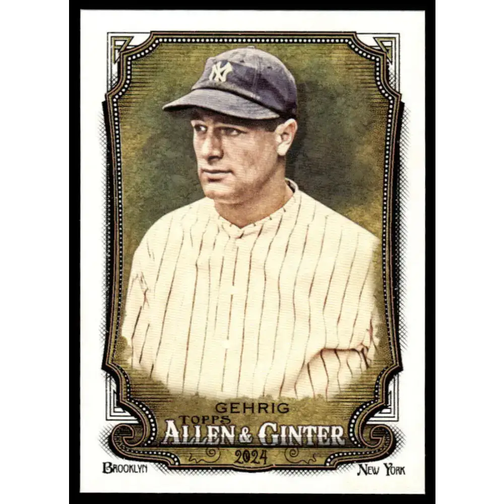 2024 Allen & Ginter #129 Lou Gehrig NM-MT New York Yankees Baseball Card - Baseball Card Single