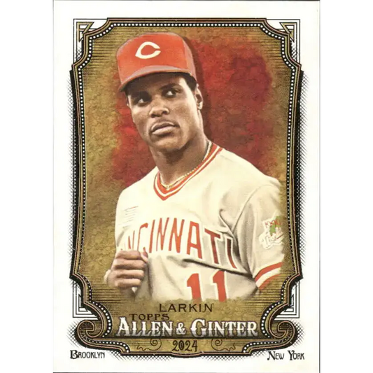 2024 Allen & Ginter #143 Barry Larkin NM-MT Cincinnati Reds Baseball Card - Baseball Card Single