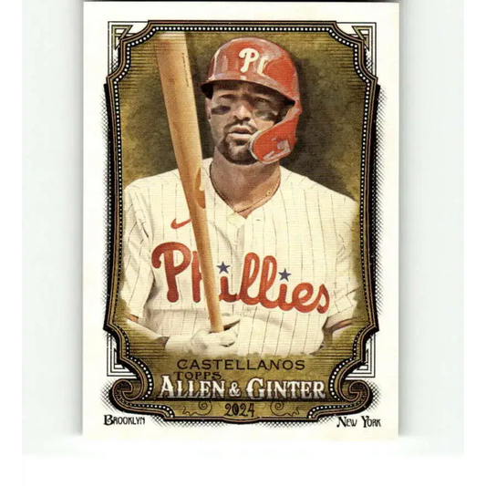 2024 Allen & Ginter #155 Nick Castellanos NM-MT Philadelphia Phillies Baseball Card - Baseball Card Single