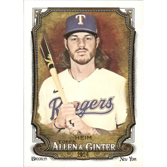 2024 Allen & Ginter #156 Jonah Heim NM-MT Texas Rangers Baseball Card - Baseball Card Single