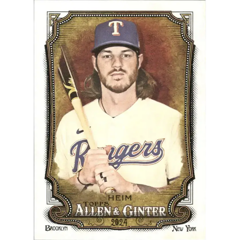 2024 Allen & Ginter #156 Jonah Heim NM-MT Texas Rangers Baseball Card - Baseball Card Single