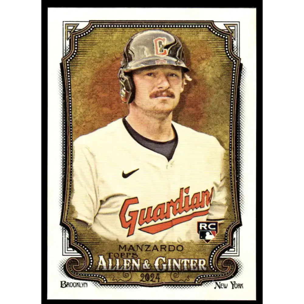 2024 Allen & Ginter #167 Kyle Manzardo NM-MT RC Rookie Cleveland Guardians Baseball Card - Baseball Card Single