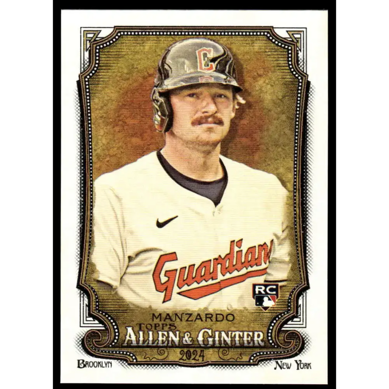 2024 Allen & Ginter #167 Kyle Manzardo NM-MT RC Rookie Cleveland Guardians Baseball Card - Baseball Card Single