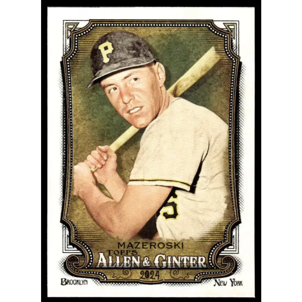 2024 Allen & Ginter #176 Bill Mazeroski NM-MT Pittsburgh Pirates Baseball Card - Baseball Card Single