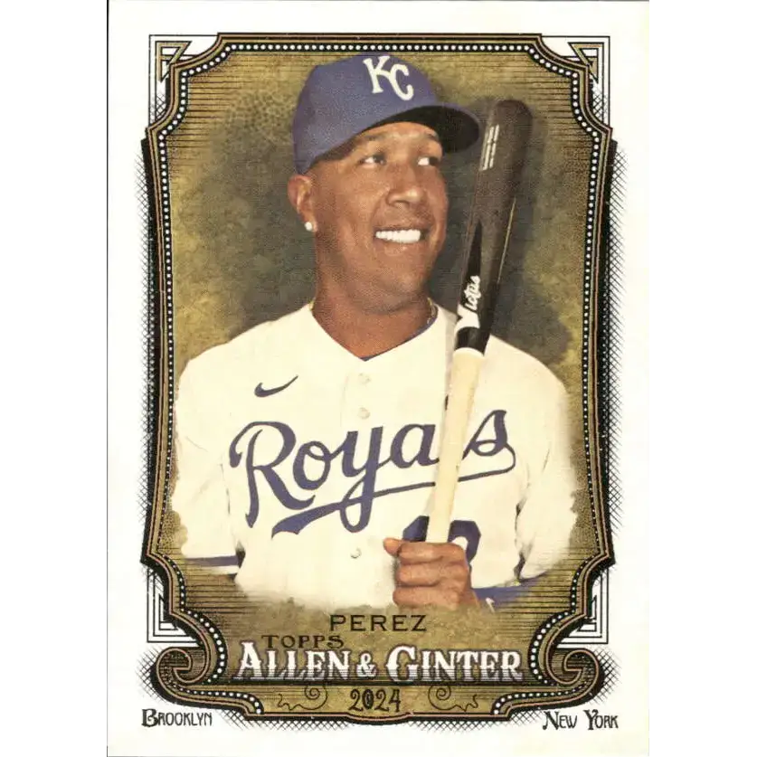 2024 Allen & Ginter #185 Salvador Perez NM-MT Kansas City Royals Baseball Card - Baseball Card Single