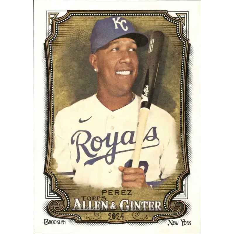2024 Allen & Ginter #185 Salvador Perez NM-MT Kansas City Royals Baseball Card - Baseball Card Single