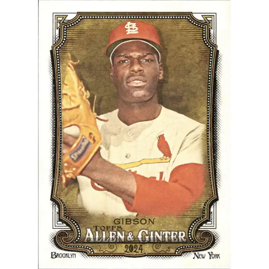2024 Allen & Ginter #193 Bob Gibson NM-MT St Louis Cardinals Baseball Card - Baseball Card Single