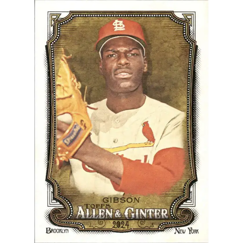 2024 Allen & Ginter #193 Bob Gibson NM-MT St Louis Cardinals Baseball Card - Baseball Card Single