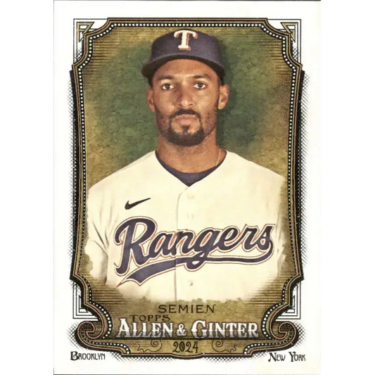 2024 Allen & Ginter #194 Marcus Semien NM-MT Texas Rangers Baseball Card - Baseball Card Single