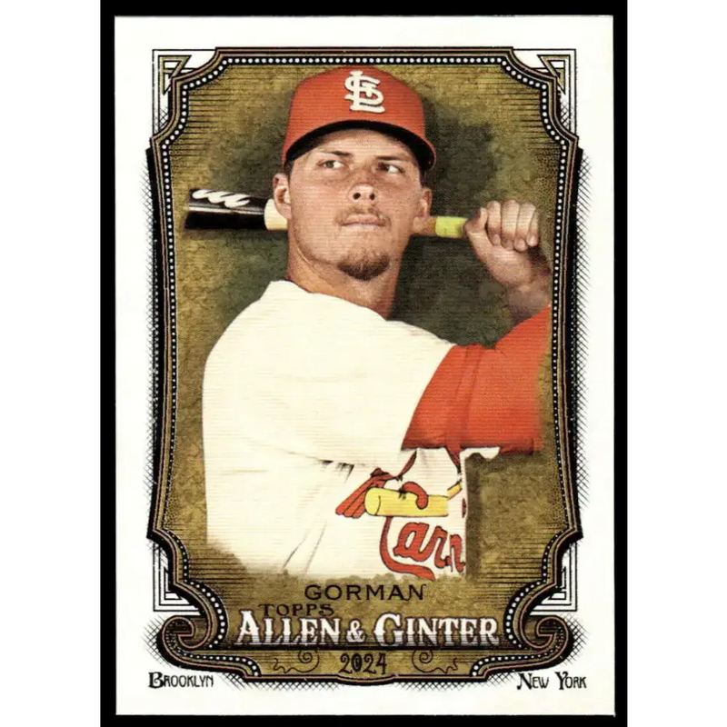 2024 Allen & Ginter #197 Nolan Gorman NM-MT St Louis Cardinals Baseball Card - Baseball Card Single