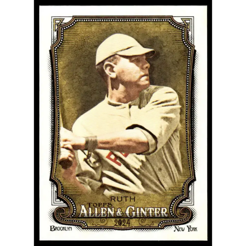 2024 Allen & Ginter #198 Babe Ruth NM-MT Boston Red Sox Baseball Card - Baseball Card Single