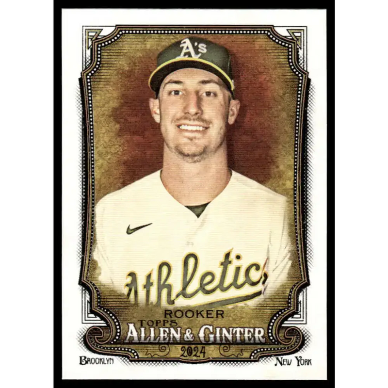 2024 Allen & Ginter #199 Brent Rooker NM-MT Oakland Athletics Baseball Card - Baseball Card Single