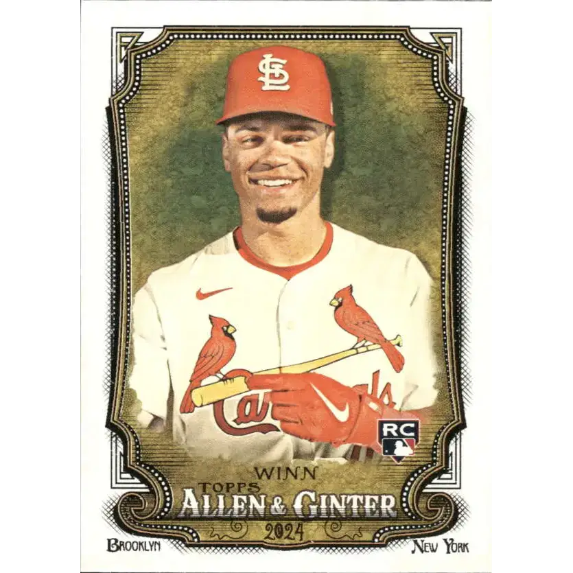 2024 Allen & Ginter #24 Masyn Winn NM-MT RC Rookie St Louis Cardinals Baseball Card - Baseball Card Single