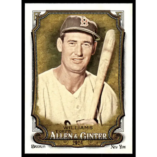 2024 Allen & Ginter #252 Ted Williams NM-MT Boston Red Sox Baseball Card - Baseball Card Single