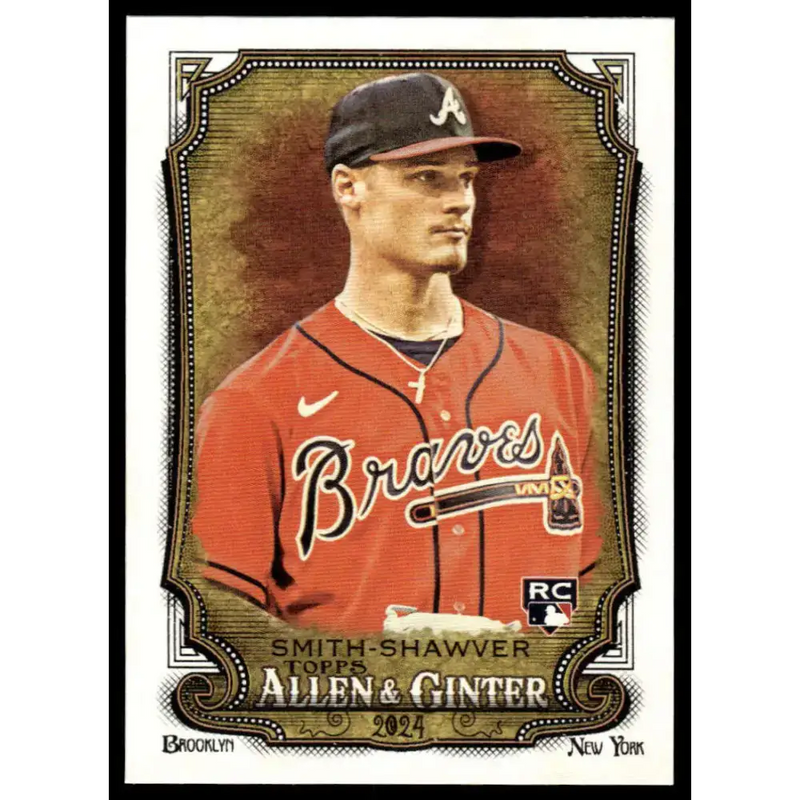 2024 Allen & Ginter #27 AJ Smith-Shawver NM-MT RC Rookie Atlanta Braves Baseball Card - Baseball Card Single