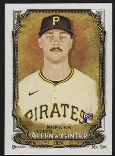 2024 Allen & Ginter Paul Skenes rookie Pirates baseball card with original gloss