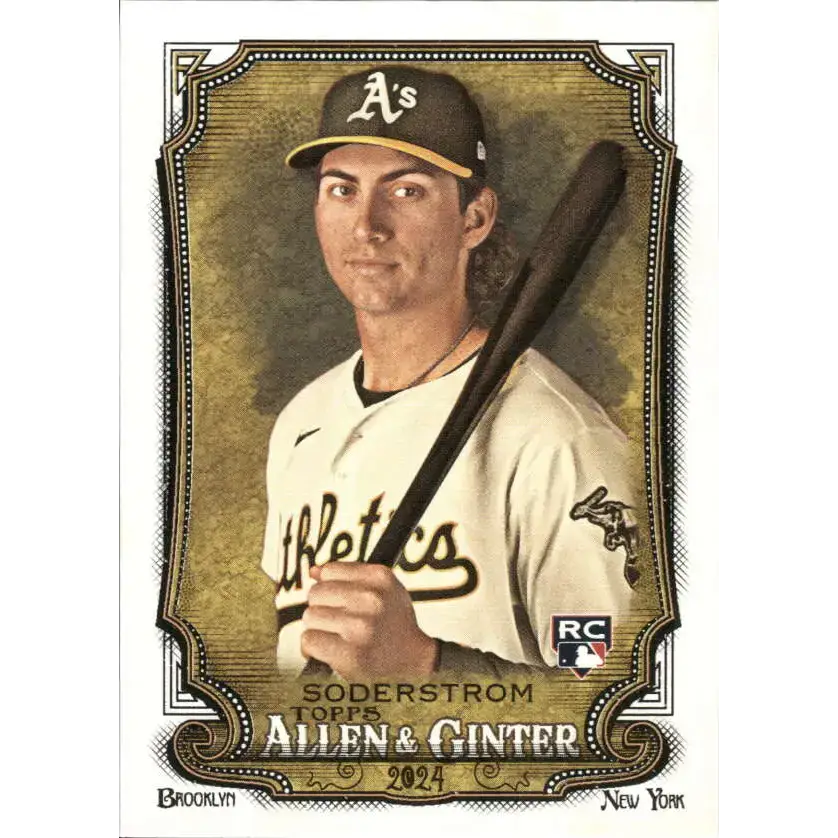 2024 Allen & Ginter #35 Tyler Soderstrom NM-MT RC Rookie Oakland Athletics Baseball Card - Baseball Card Single