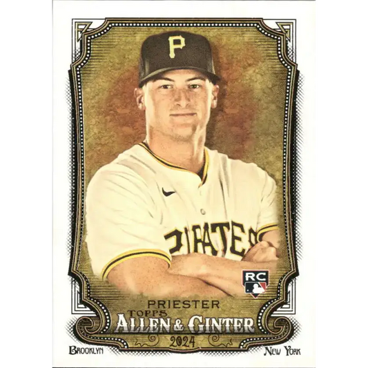 2024 Allen & Ginter #36 Quinn Priester NM-MT RC Rookie Pittsburgh Pirates Baseball Card - Baseball Card Single