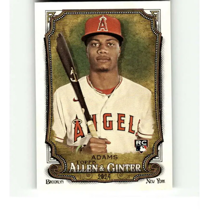2024 Allen & Ginter #37 Jordyn Adams NM-MT RC Rookie Los Angeles Angels Baseball Card - Baseball Card Single