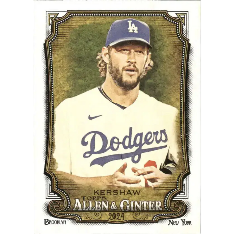 2024 Allen & Ginter #52 Clayton Kershaw NM-MT Los Angeles Dodgers Baseball Card - Baseball Card Single