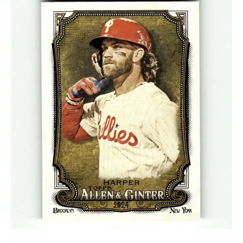 2024 Allen & Ginter #60 Bryce Harper NM-MT Philadelphia Phillies Baseball Card - Baseball Card Single