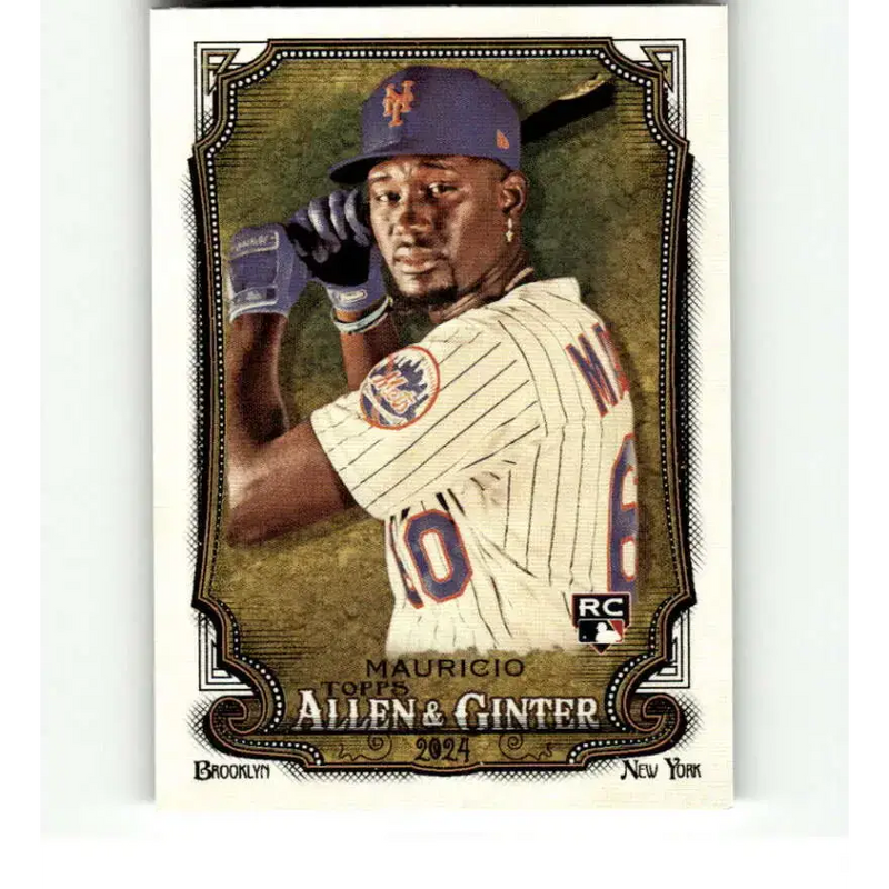 2024 Allen & Ginter #67 Ronny Mauricio NM-MT RC Rookie New York Mets Baseball Card - Baseball Card Single