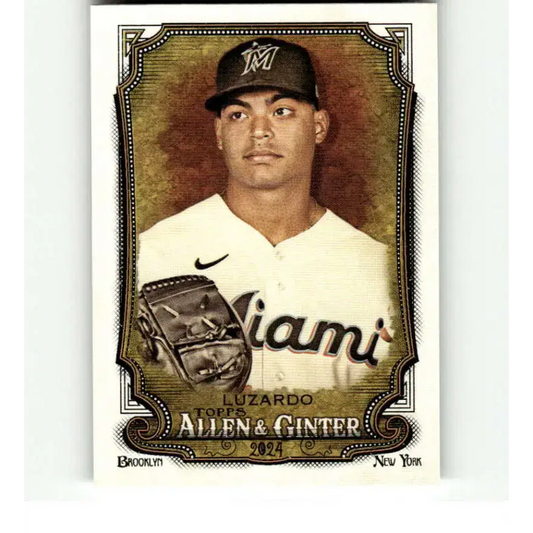 2024 Allen & Ginter #70 Jesus Luzardo NM-MT Miami Marlins Baseball Card - Baseball Card Single