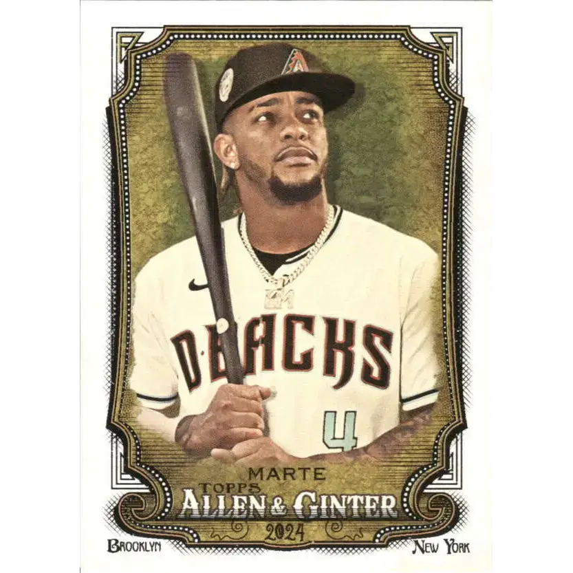 2024 Allen & Ginter #74 Ketel Marte NM-MT Arizona Diamondbacks Baseball Card - Baseball Card Single