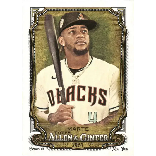 2024 Allen & Ginter #74 Ketel Marte NM-MT Arizona Diamondbacks Baseball Card - Baseball Card Single