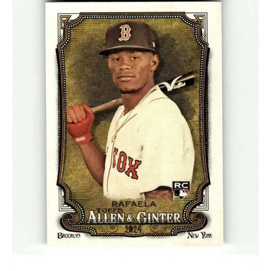 2024 Allen & Ginter #77 Ceddanne Rafaela NM-MT RC Rookie Boston Red Sox Baseball Card - Baseball Card Single