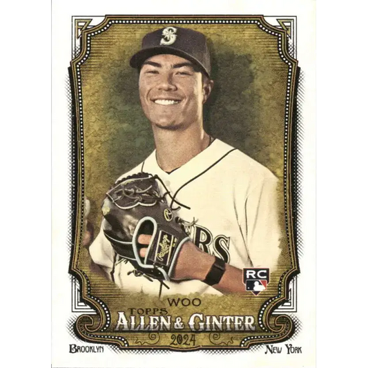 2024 Allen & Ginter #78 Bryan Woo NM-MT RC Rookie Seattle Mariners Baseball Card - Baseball Card Single