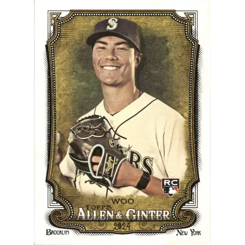 2024 Allen & Ginter #78 Bryan Woo NM-MT RC Rookie Seattle Mariners Baseball Card - Baseball Card Single