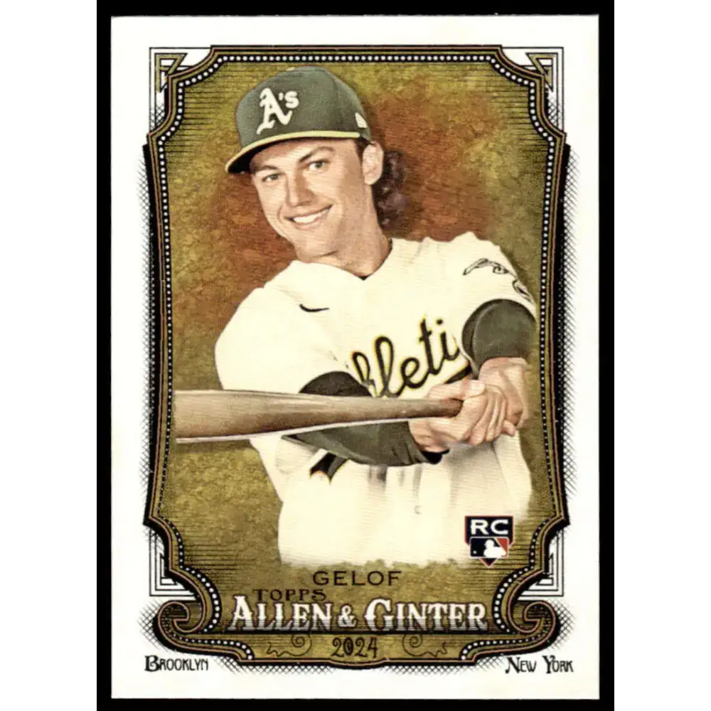 2024 Allen & Ginter #82 Zack Gelof NM-MT RC Rookie Oakland Athletics Baseball Card - Baseball Card Single