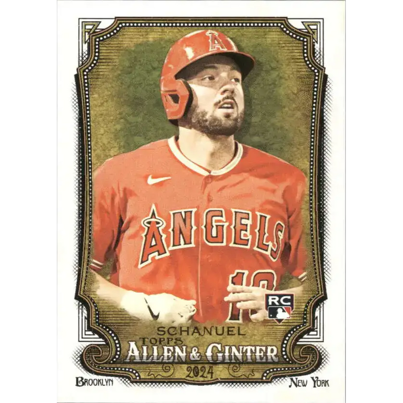 2024 Allen & Ginter #88 Nolan Schanuel NM-MT RC Rookie Los Angeles Angels Baseball Card - Baseball Card Single