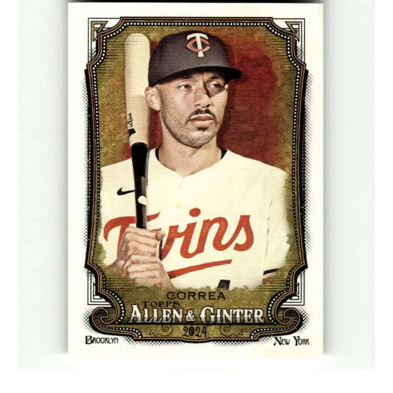 2024 Allen & Ginter #90 Carlos Correa NM-MT Minnesota Twins Baseball Card - Baseball Card Single