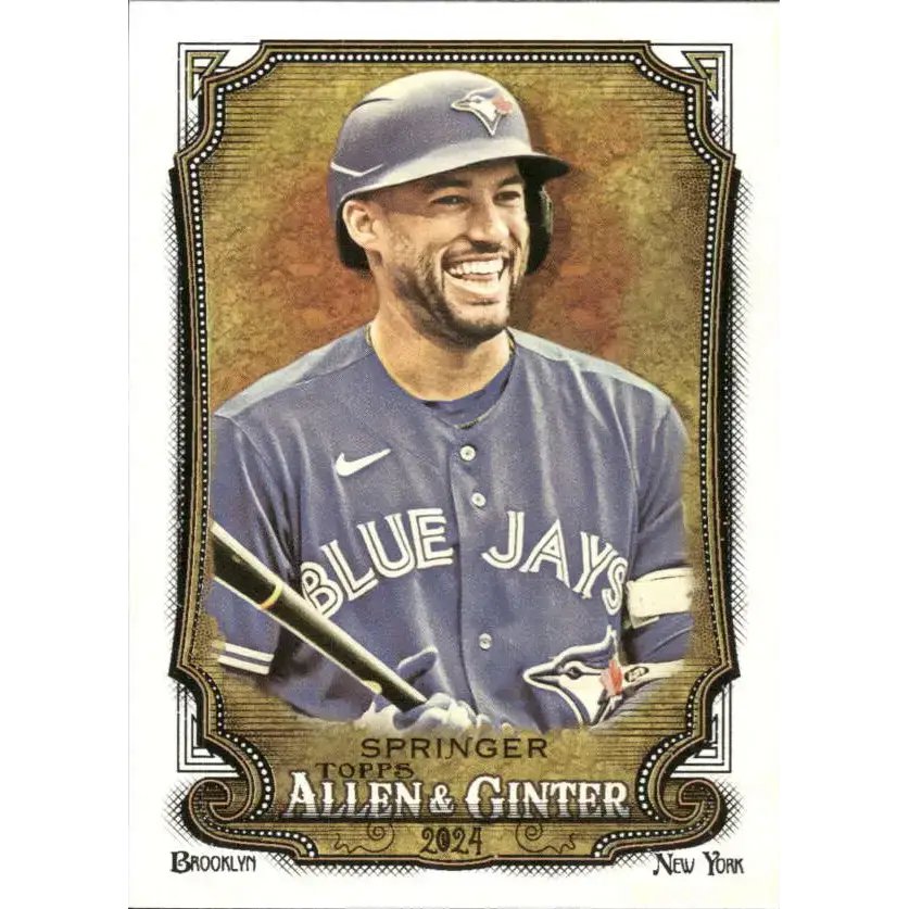 2024 Allen & Ginter #91 George Springer NM-MT Toronto Blue Jays Baseball Card - Baseball Card Single