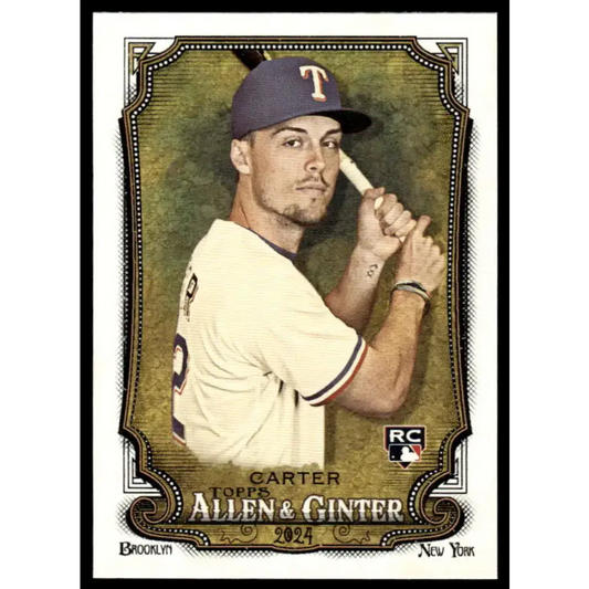 2024 Allen & Ginter #96 Evan Carter NM-MT RC Rookie Texas Rangers Baseball Card - Baseball Card Single