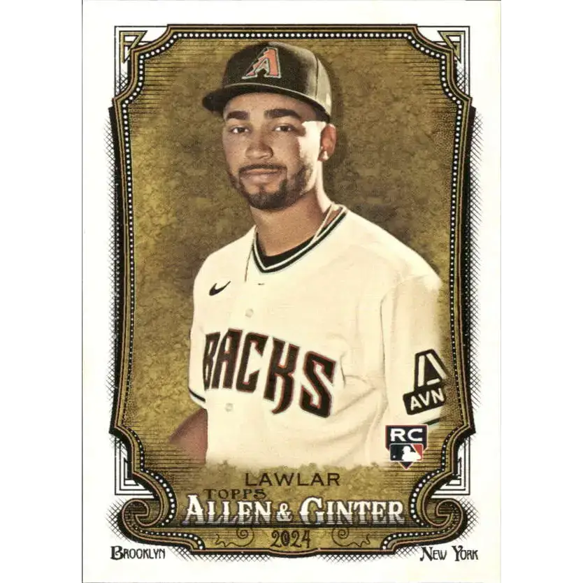 2024 Allen & Ginter #99 Jordan Lawlar NM-MT RC Rookie Arizona Diamondbacks Baseball Card - Baseball Card Single