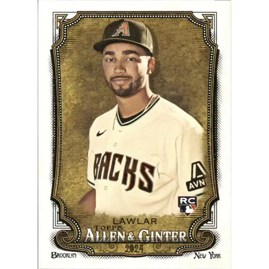 2024 Allen & Ginter #99 Jordan Lawlar NM-MT RC Rookie Arizona Diamondbacks Baseball Card - Baseball Card Single