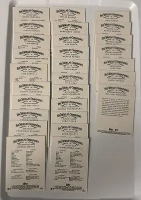 Collection of 2024 Allen & Ginter Baseball trading cards featuring Imanga Beltre Mattingly and Cole