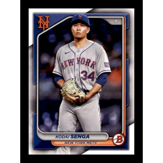2024 Bowman #1 Kodai Senga NM-MT New York Mets Baseball Card - Baseball Card