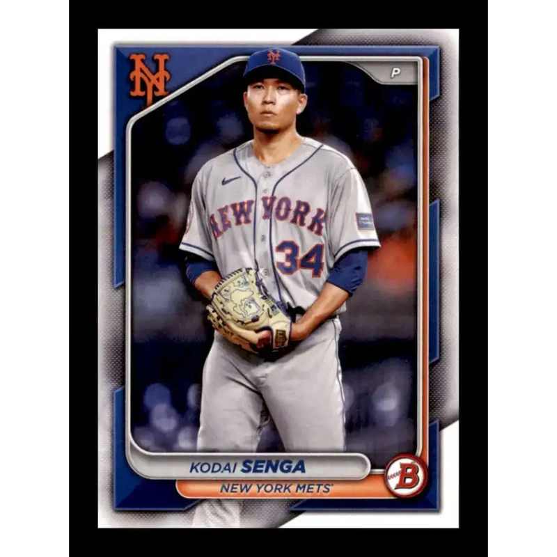 2024 Bowman #1 Kodai Senga NM-MT New York Mets Baseball Card - Baseball Card Single