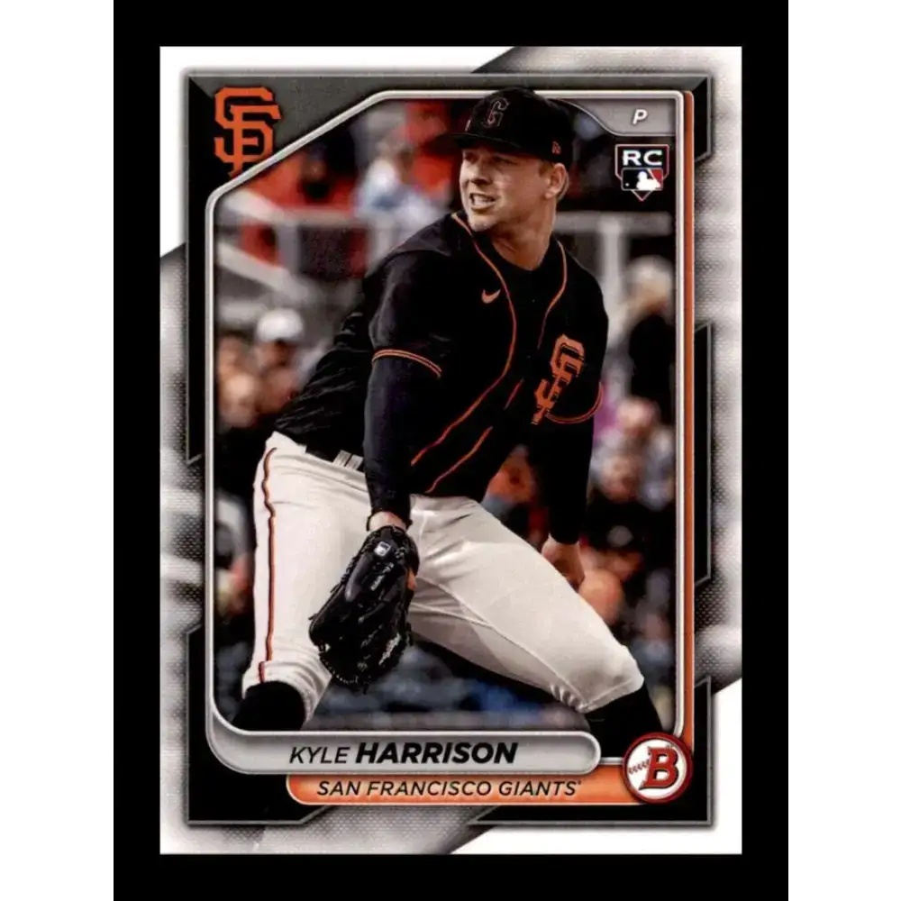 2024 Bowman #11 Kyle Harrison NM-MT RC Rookie San Francisco Giants Baseball Card - Baseball Card Single