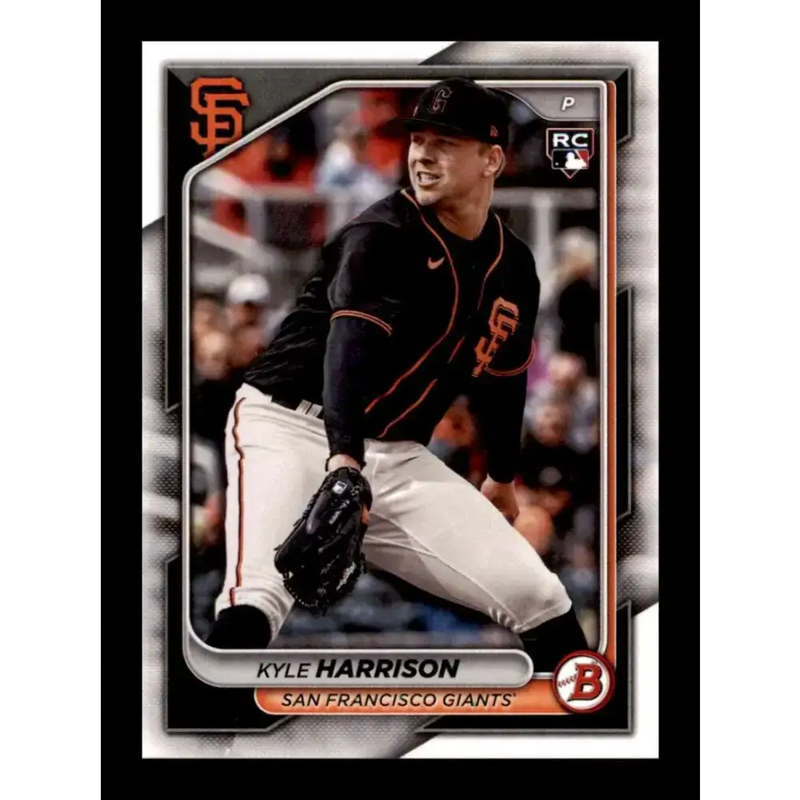2024 Bowman #11 Kyle Harrison NM-MT RC Rookie San Francisco Giants Baseball Card - Baseball Card Single