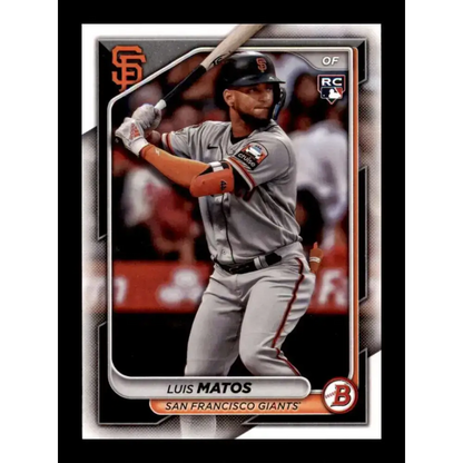 2024 Bowman #12 Luis Matos NM-MT RC Rookie San Francisco Giants Baseball Card - Baseball Card