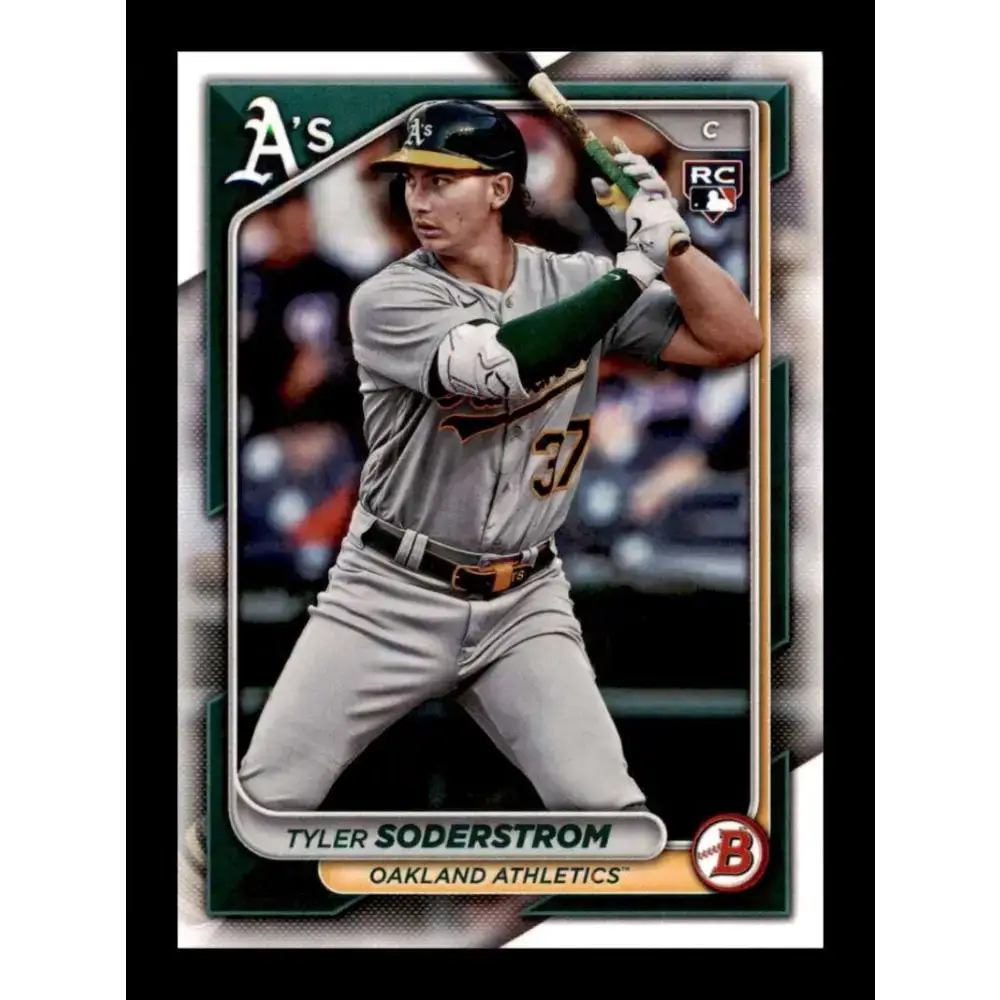 2024 Bowman #15 Tyler Soderstrom NM-MT RC Rookie Oakland Athletics Baseball Card - Baseball Card