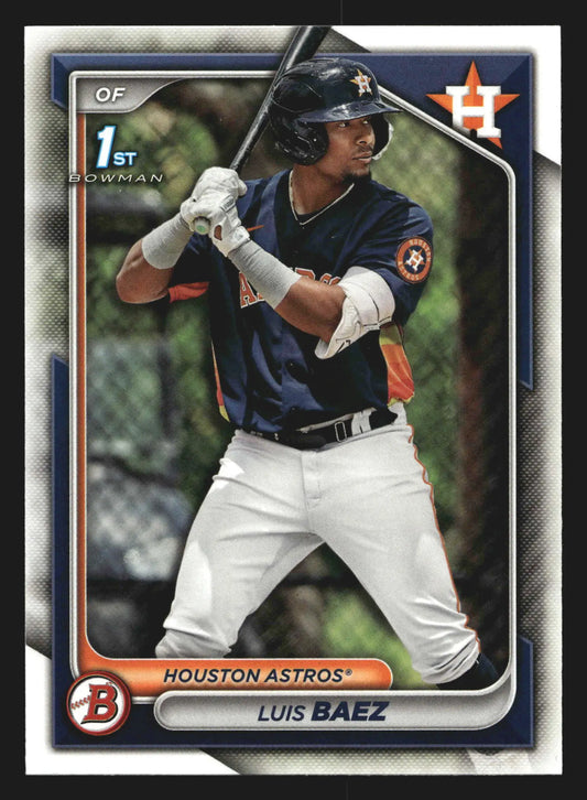2024 Bowman 1st #BP-66 Luis Baez Houston Astros - Baseball Card Single