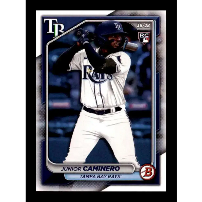 2024 Bowman #20 Junior Caminero NM-MT RC Rookie Tampa Bay Rays Baseball Card - Baseball Card Single