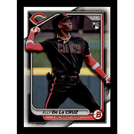 2024 Bowman #22 Elly De La Cruz NM-MT RC Rookie Cincinnati Reds Baseball Card - Baseball Card Single